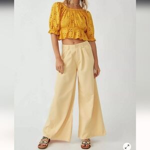 Free People Light As Spring Trousers